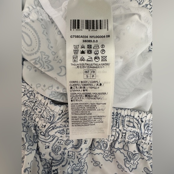 Eleventy Platinum Milano Italian Paisley Pattern Swim Shorts Small - Picture 5 of 8